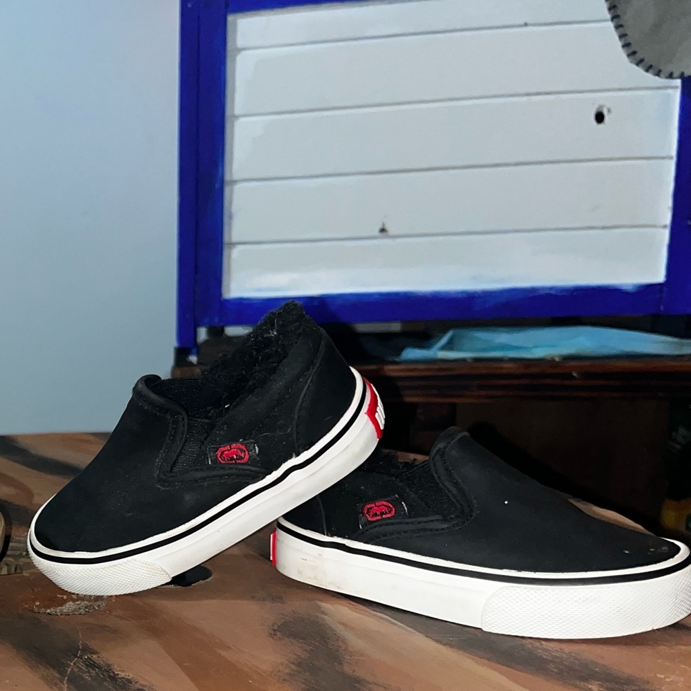 Stylish Black Slip-On Kids Boots